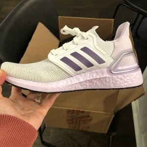 Ultraboost 20 Cloud White/Tech Purple/Purple Tint